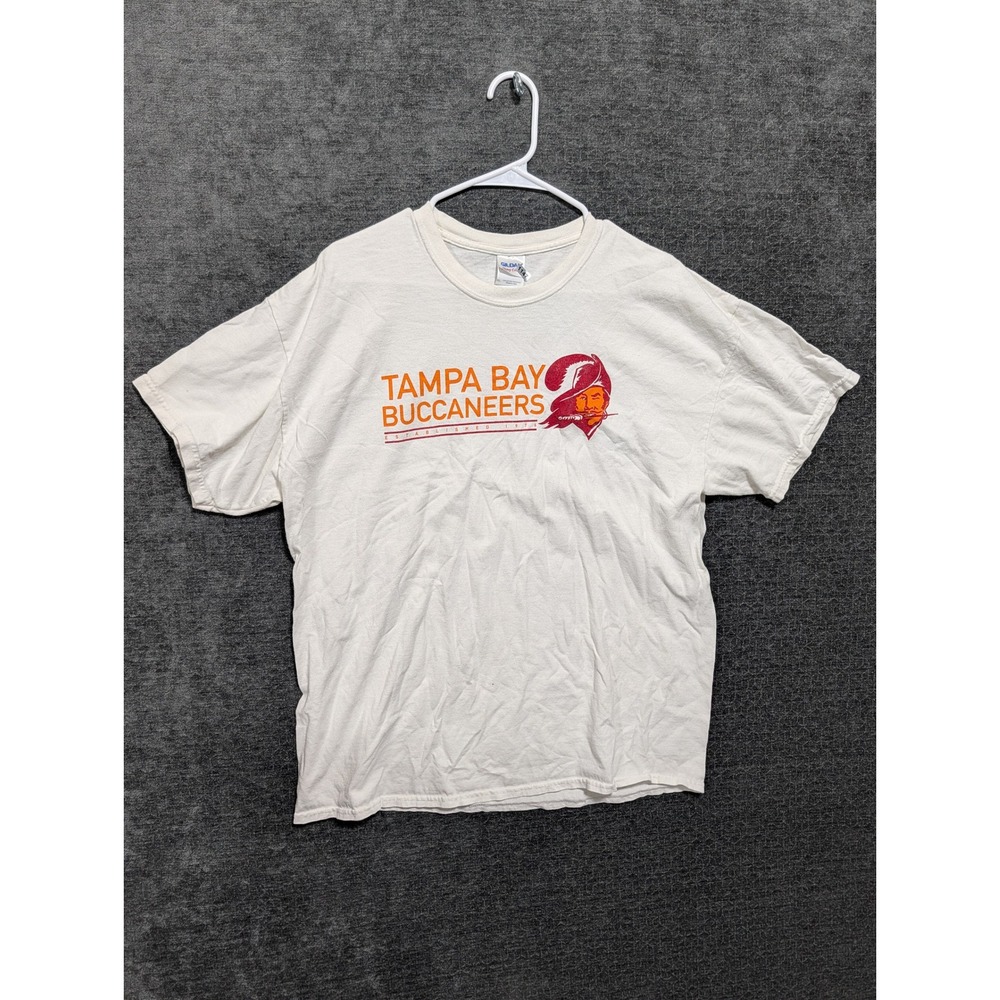 Tampa Bay Buccaneers Publix Promo T-Shirt White Gildan Heavy Cotton Mens XL